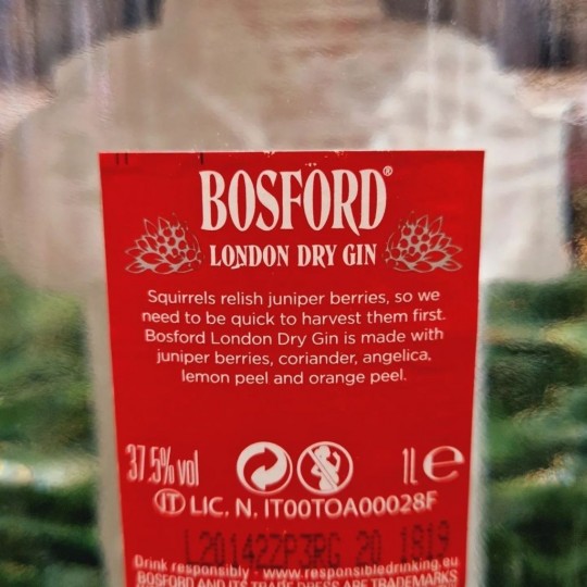 Bosford London Dry Gin 1000ml