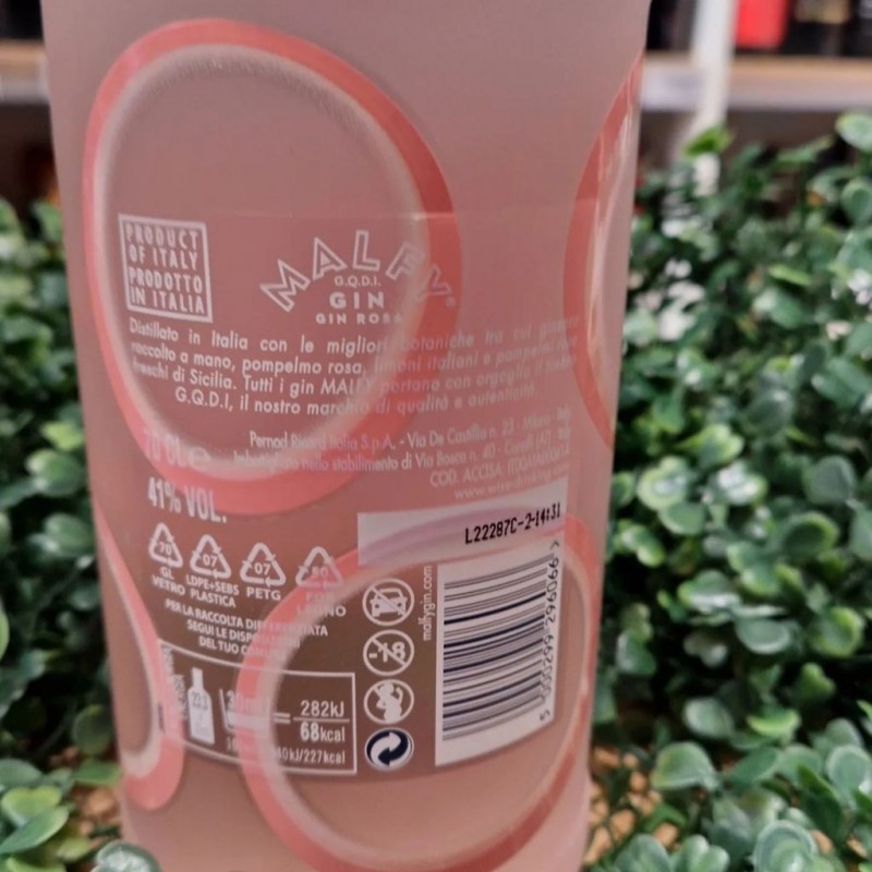 Malfy rosa gin rosa 700ml