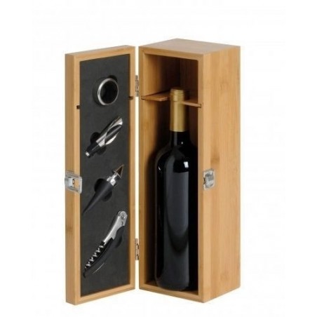 Cassetta in Bamboo Porta 1 Bottiglia
