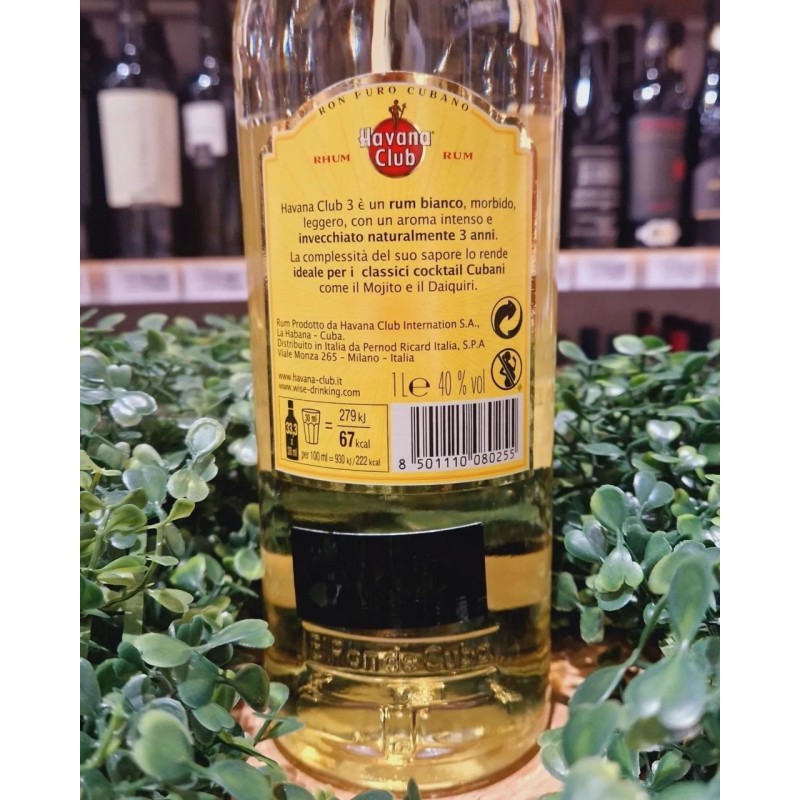 Havana Club Anejo 3 Anos Rum 1l