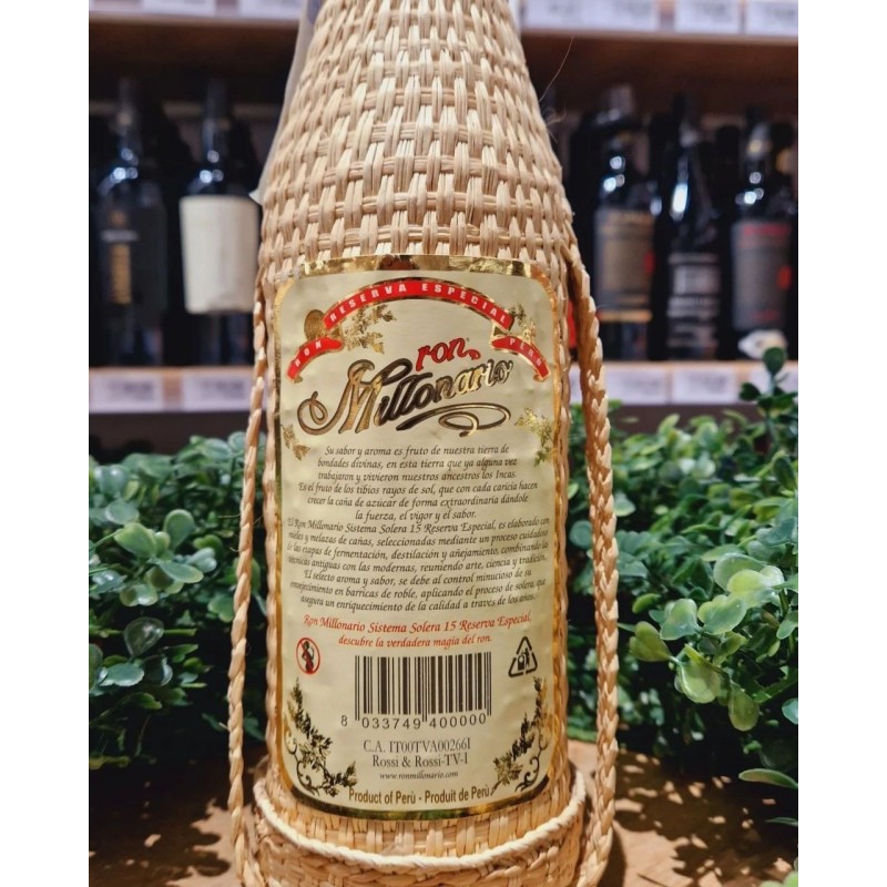 Ron Millonario  Reserva Especial 15 anni Rum 70cl