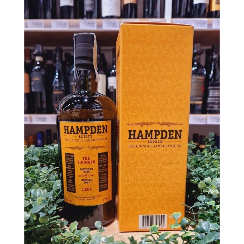 Hamden Estate Rum Pure Single Jamaican Rum 5Aged Years 70cl