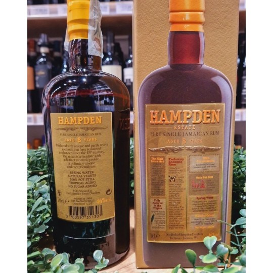 Hampden Estate Rum Pure Single Jamaican Rum 8 A