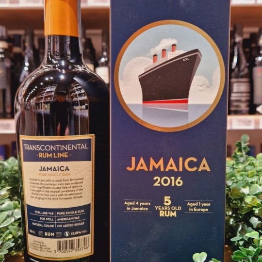 JAMAICA 2016 TRANSCONTINENTAL  RUM LINE 5 YEARS OL