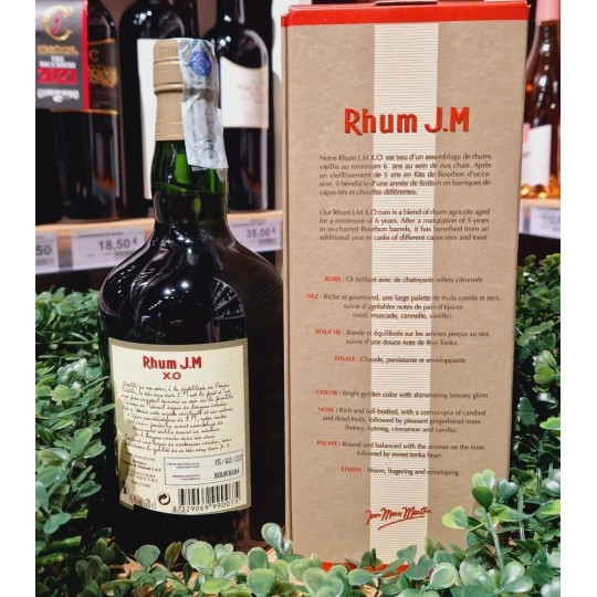 Rhum JM XO Tres Vieux Rhum Agricole  70cl