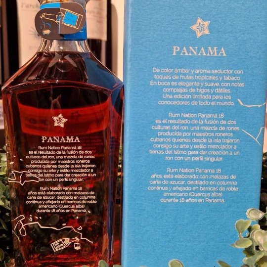 Rum Nation Panama 18 Years Old Decanter 70cl