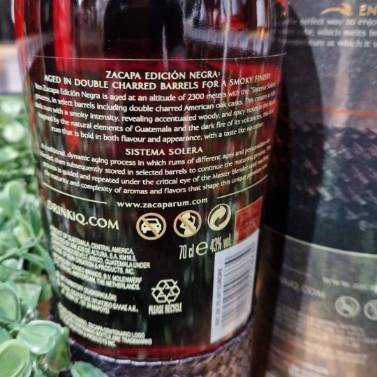 Zacapa Edicion Negra Rum 70cl