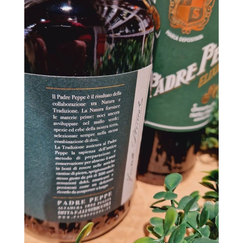 Padre Peppe Liquore di Elixir di Noce 70 cl