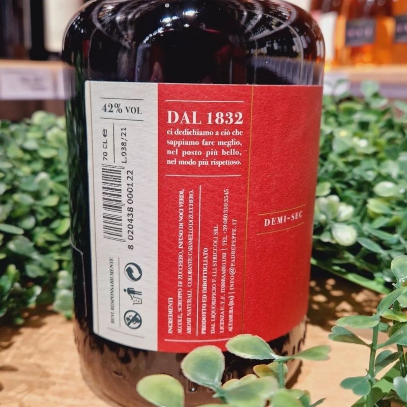 Padre Peppe Liquore di Elixir di Noce 70 cl