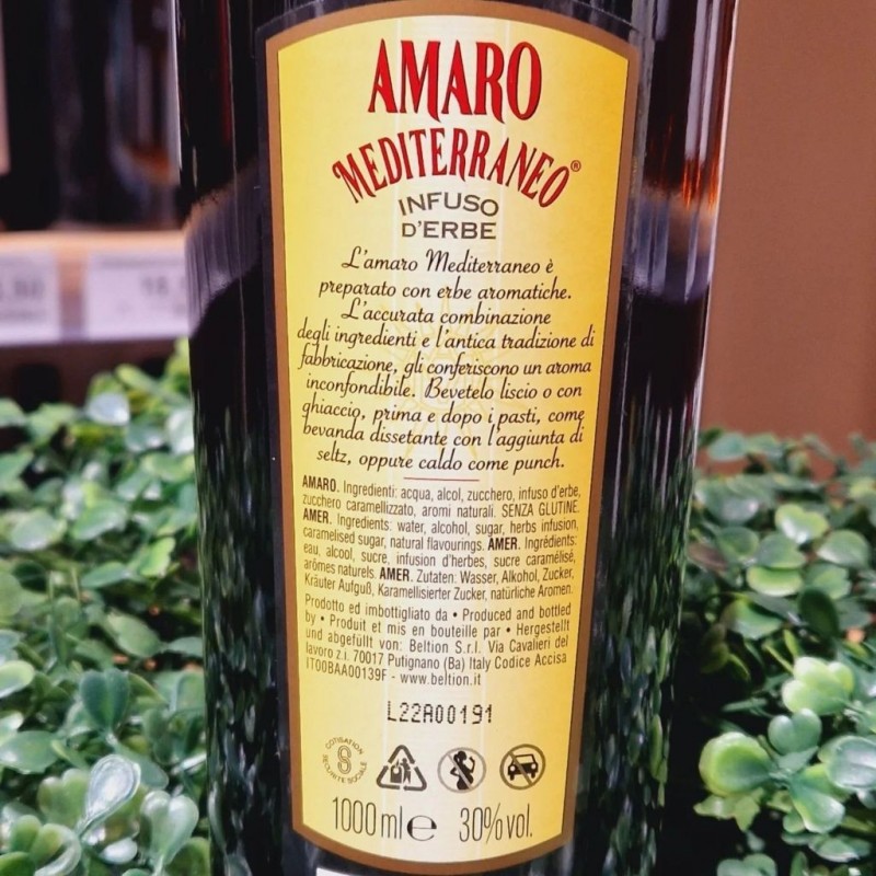Beltion Amaro Mediterraneo 1l