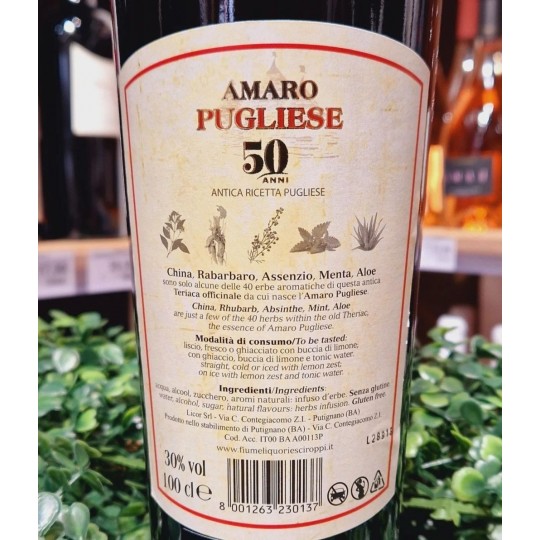 Amaro Pugliese Fiume 1l