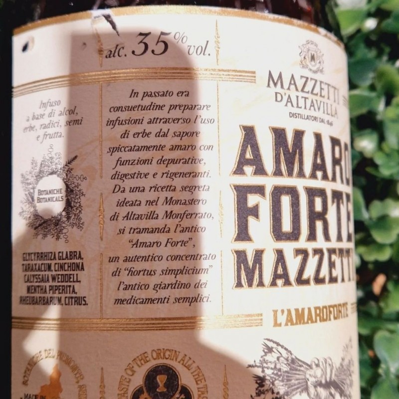 Mazzetti d'Altavilla Amaro Forte 70cl