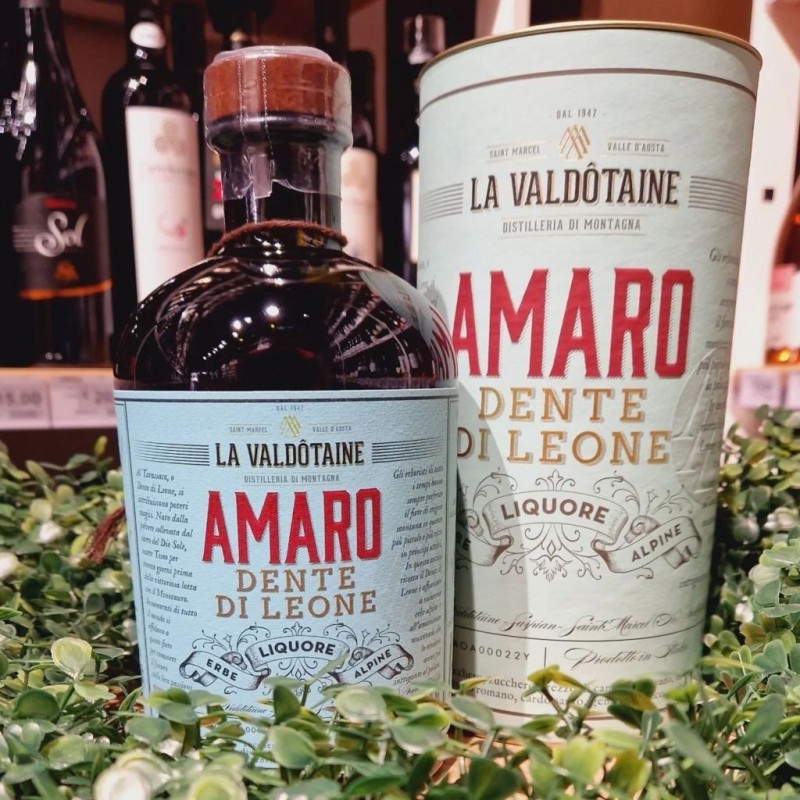 La Valtodaine Amaro Amaro alle Erbe Alpine Dente di Leone La Valdôt...