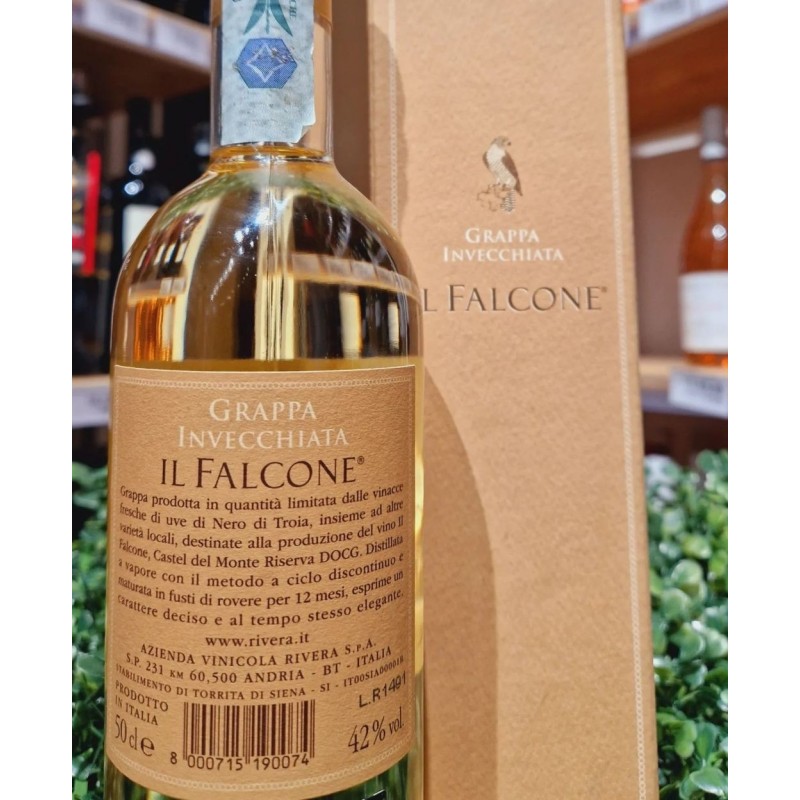 Grappa Invecchiata Il Falcone Rivera 50cl
