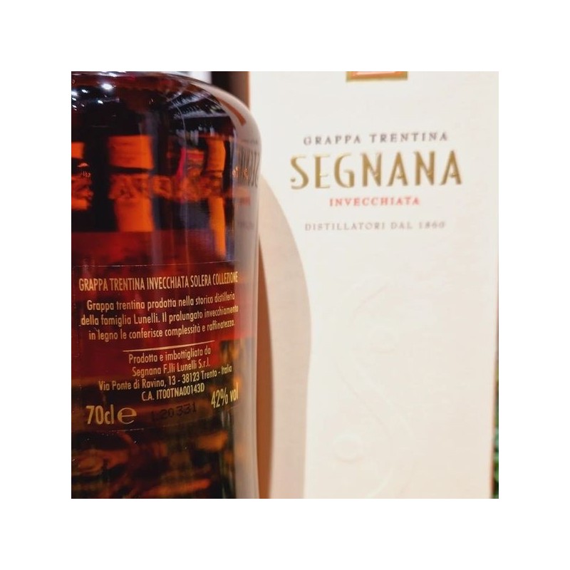 Grappa Trentina Invecchiata Solera 70cl