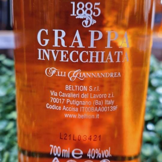 Grappa Invecchiata Fratelli Giannandrea