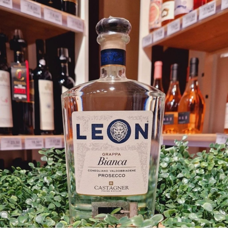 Castagner Leon Grappa Bianca Prosecco Conegliano Valdobbiadene 70 cl