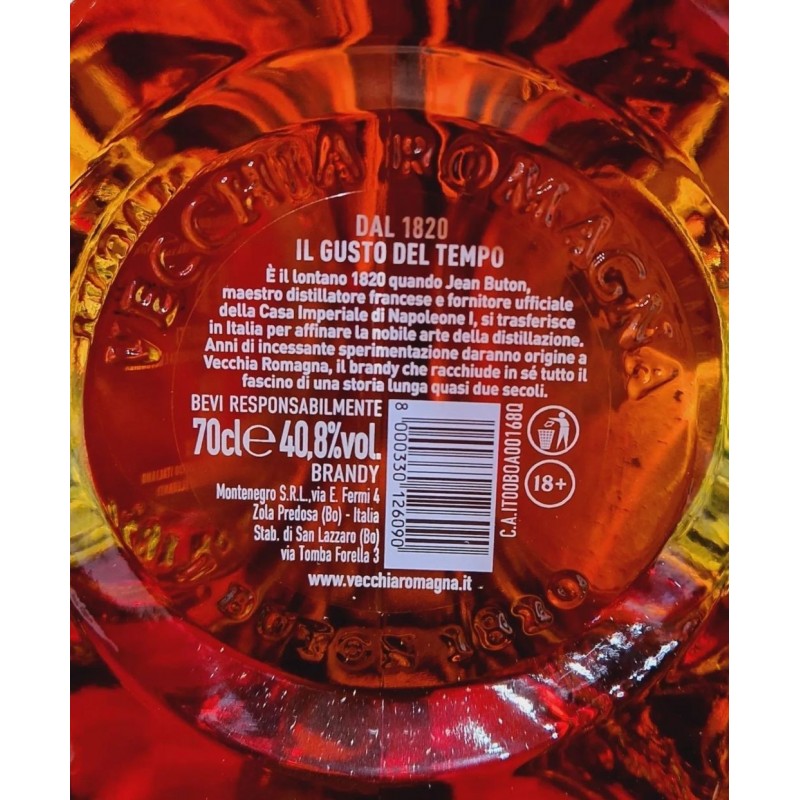 Vecchia Romagna Riserva Tre Botti 70cl