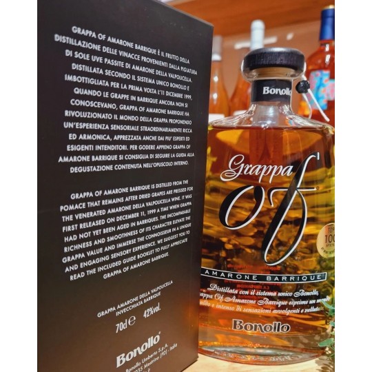 Grappa OF Amarone Barrique Bonollo