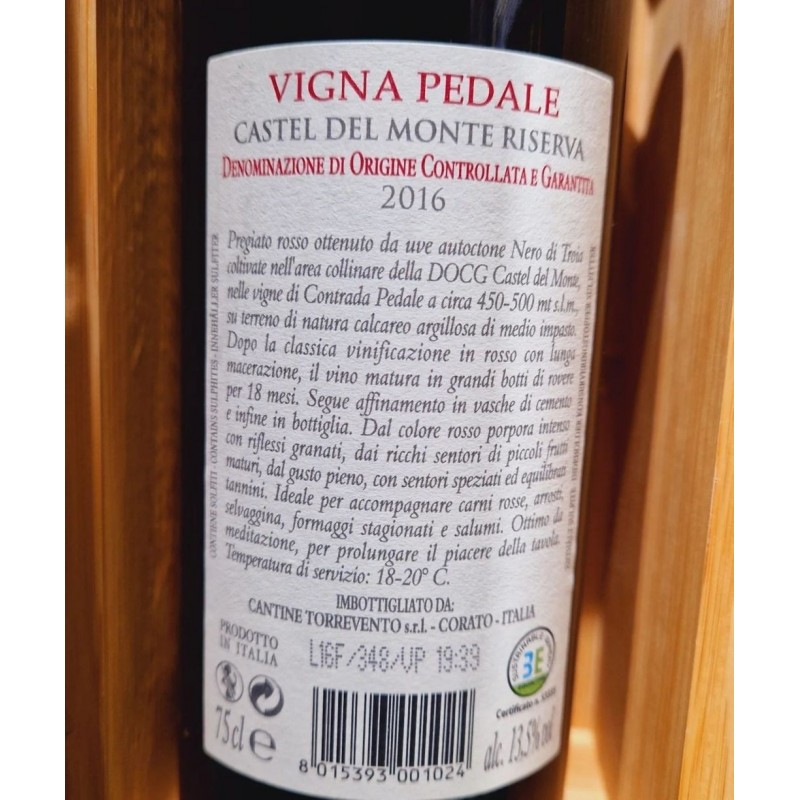 Vigna Pedale Castel del Monte Riserva DOC Torrevento