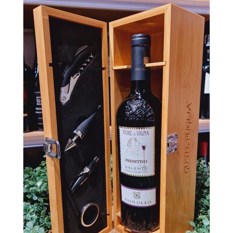 Paolo Leo Cantine Vino Rosso Fiore Di Vigna Primitivo Salento IGP 7...