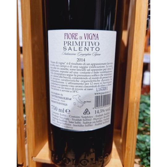 Fiore di Vigna Primitivo Paolo Leo