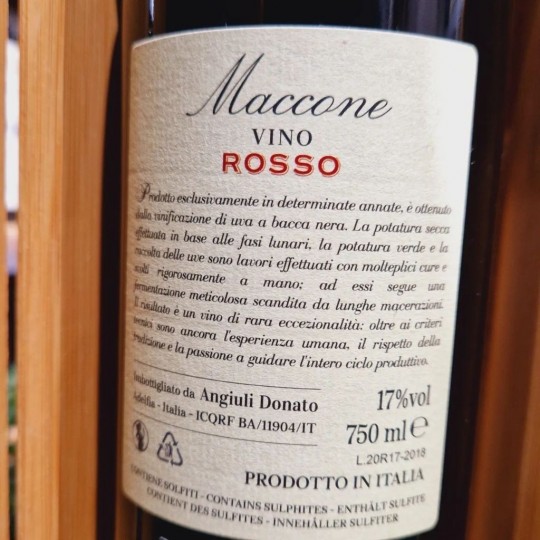 Maccone 17 Primitivo Maccone 17 Primitivo