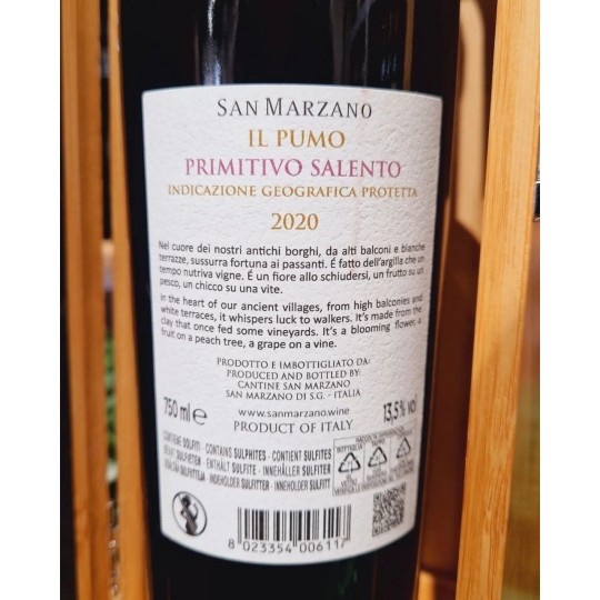 Il Pumo Primitivo Salento I.G.P. Il Pumo Primitivo Salento I.G.P.
