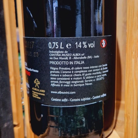 Petranera Primitivo Albea Petranera Primitivo Albea