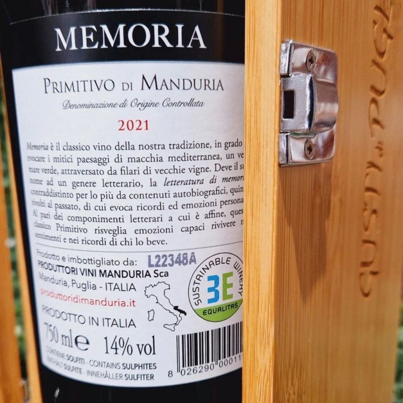 Memoria Produttori di Manduria Primitivo di Manduria