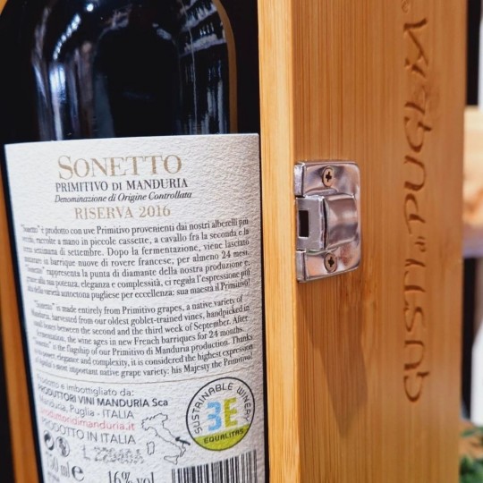 Sonetto' Primitivo di Manduria Produttori di Manduria Sonetto' Primitivo di Manduria Produttori di Manduria