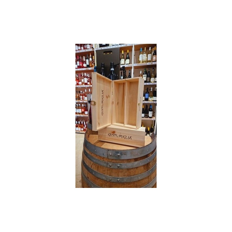 Astuccio Cassetta Gusti di Puglia 2 Bottiglie