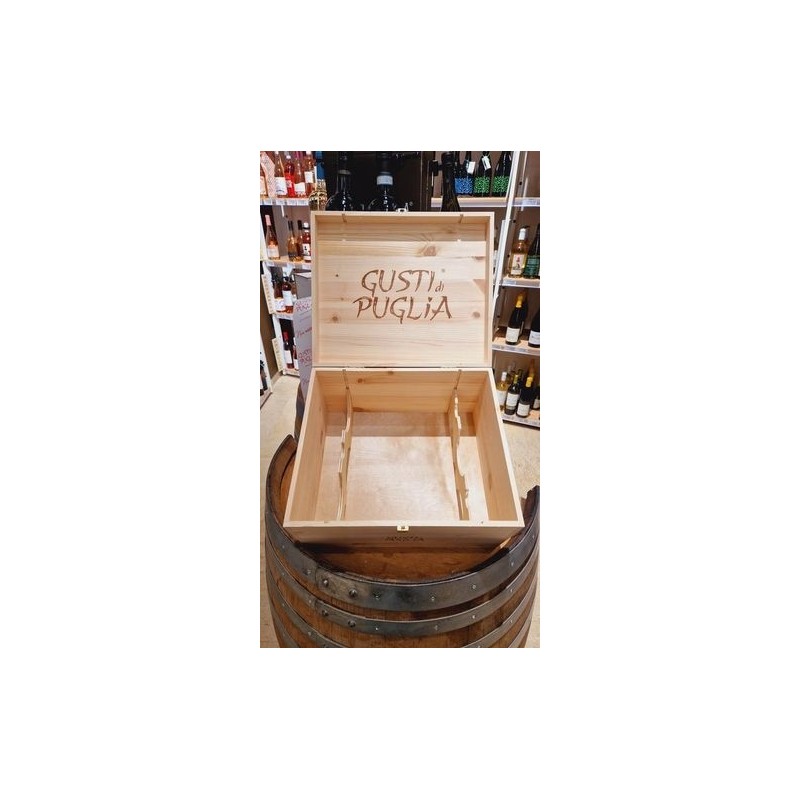 Area Regali  Cassetta Baule Gusti di Puglia 6bottiglie