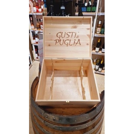 Cassetta Baule Gusti di Puglia 6bottiglie