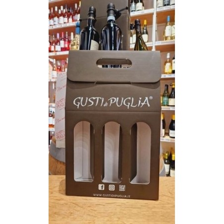 Scatola Regalo Gusti di Puglia da 3 bottiglie