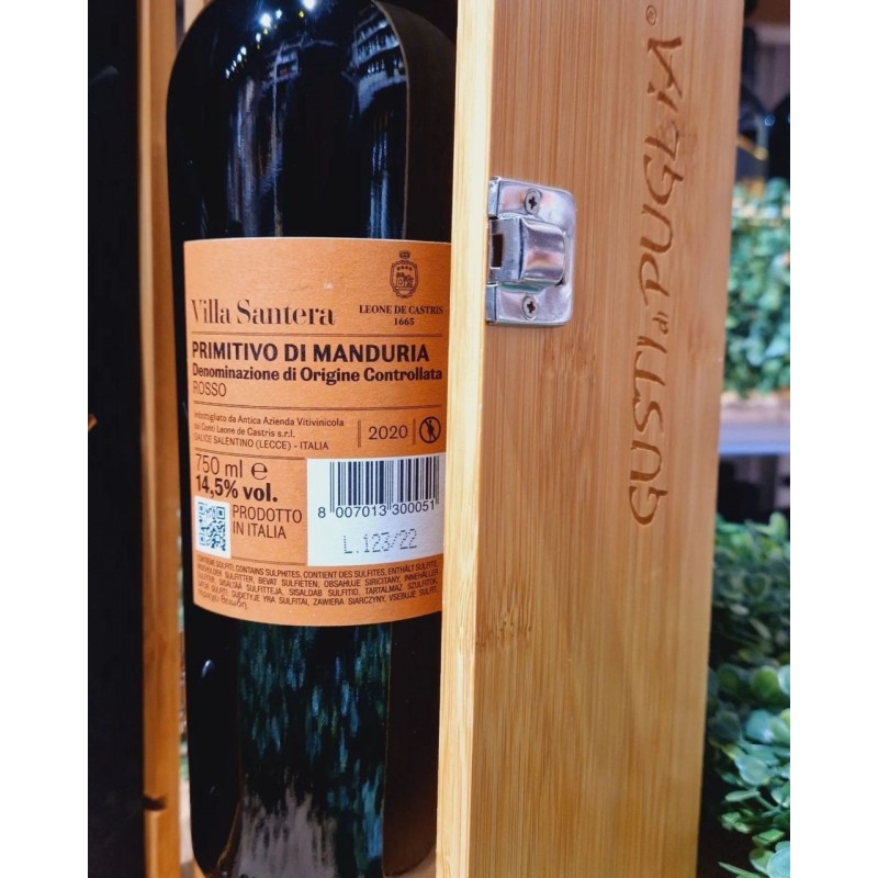 Villa Santera Primitivo di Manduria D.O.C. 75 cl Leone de Castris