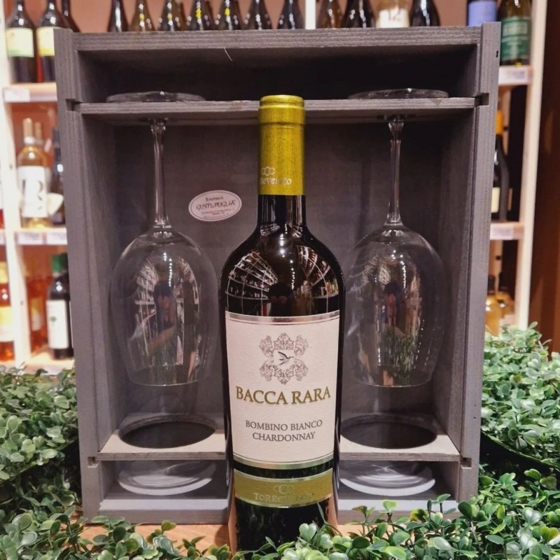 Bacca Rara Bombino Bianco e Chardonnay Puglia Bianco IGT 75 cl Torrevento