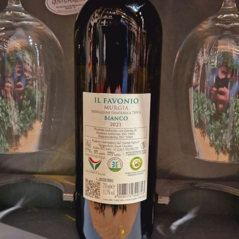 Il Favonio Murgia Bianco I.G.T. 75 cl Conte Spagnoletti Zeuli