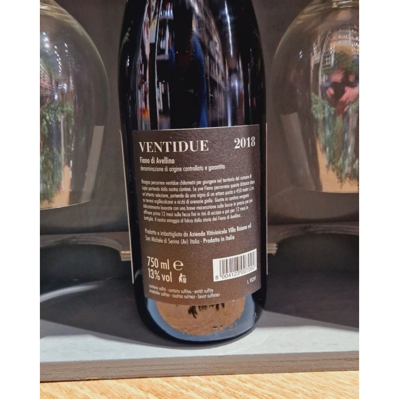 Ventidue Fiano di Avellino Villa Raiano 75cl