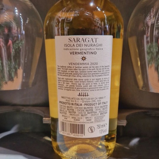Saragat Vermentino AtzeiFantini 75cl Saragat Vermentino AtzeiFantini 75cl