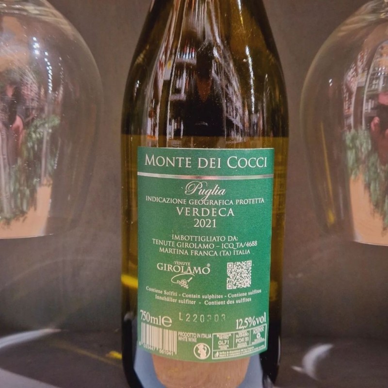 Monte dei Cocci Verdeca Igp Tenute Girolamo 75cl