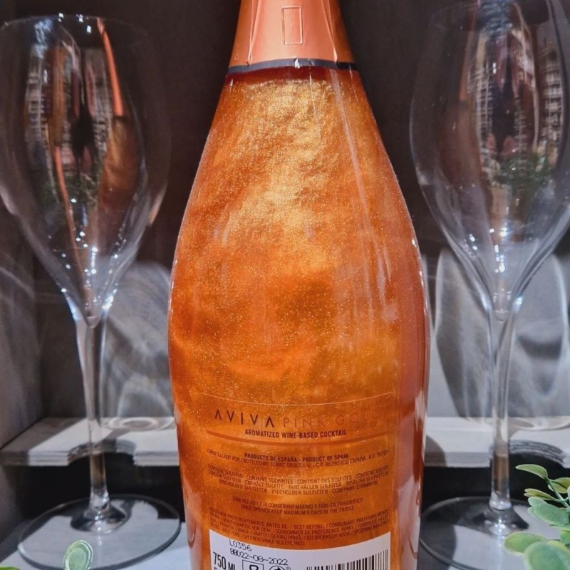 Aviva  Pink Gold Glitter 75cl