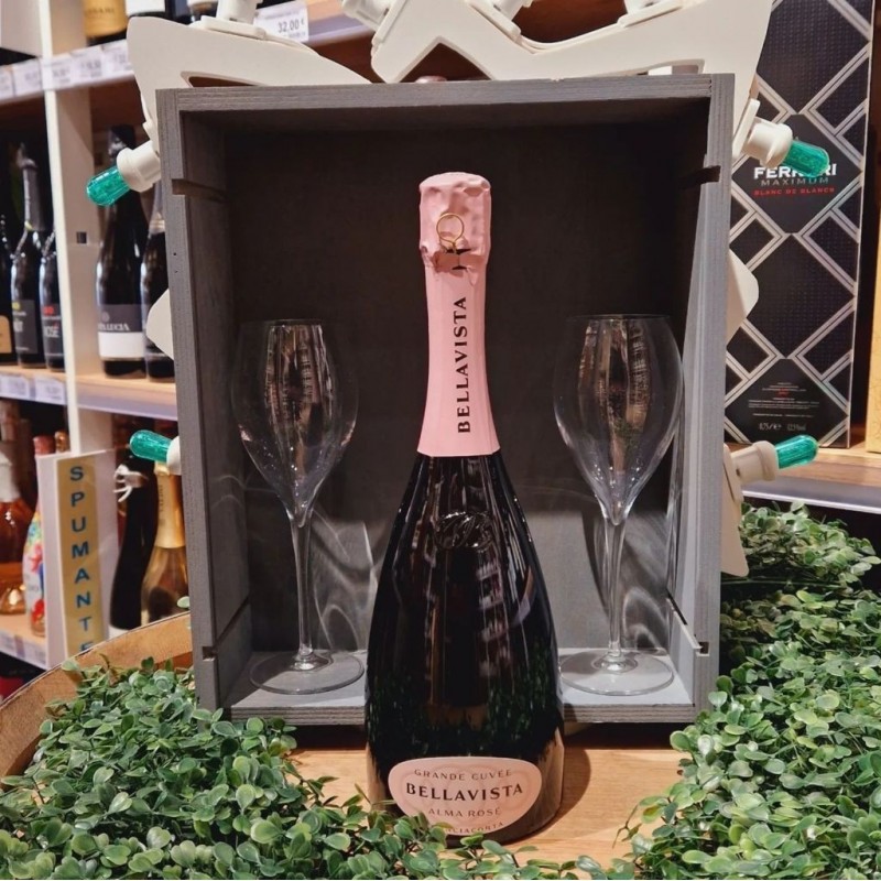 Alma Rosé Grande Cuvée Franciacorta Pas Dosé DOCG Bellavista 75cl