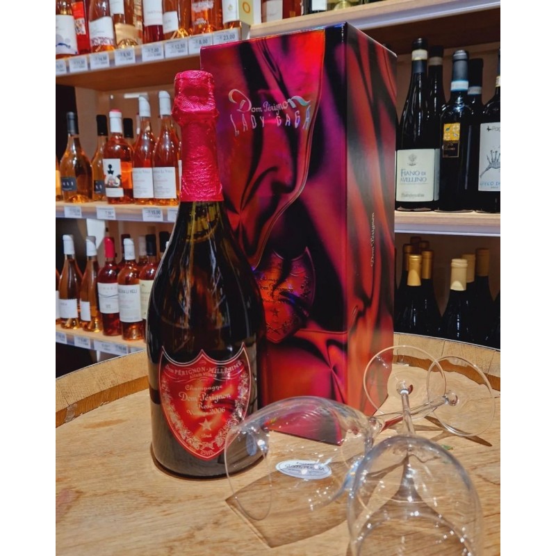 Dom Perignon Champagne Lady Gaga Limited Edition Rosé Brut Dom Peri...