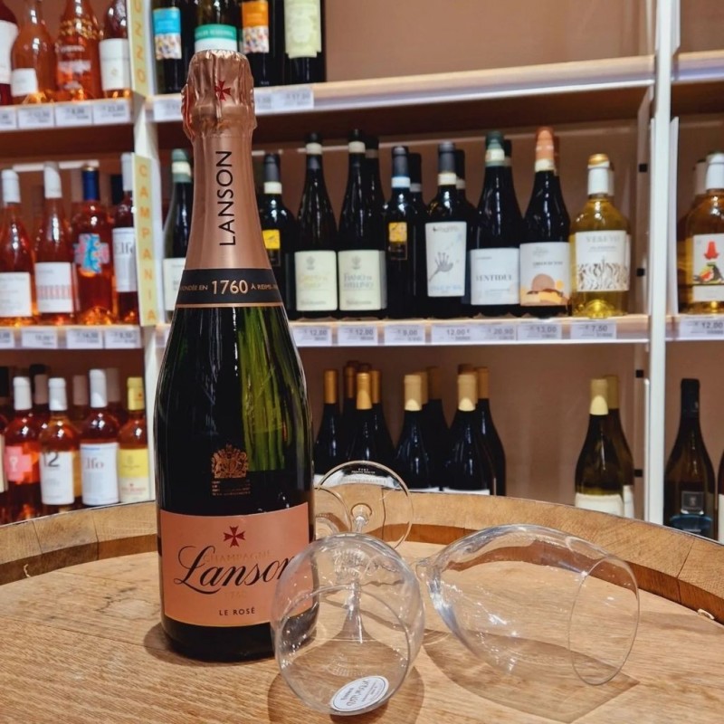 Le Rosé Champagne Brut AOC Lanson 75cl