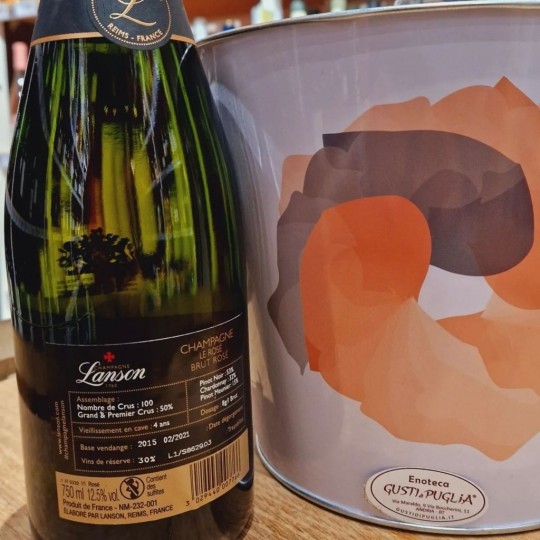 Le Rosé Champagne Brut AOC Lanson 75cl