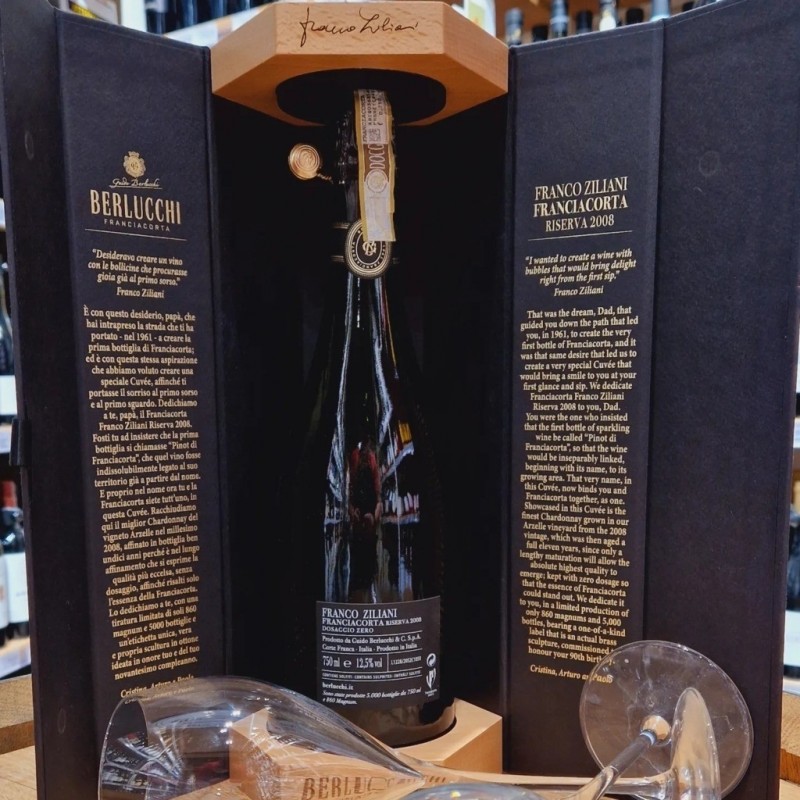 Franco Ziliani Franciacorta Extra Brut Riserva DOCG " 2008 Berlucchi (astucciato)