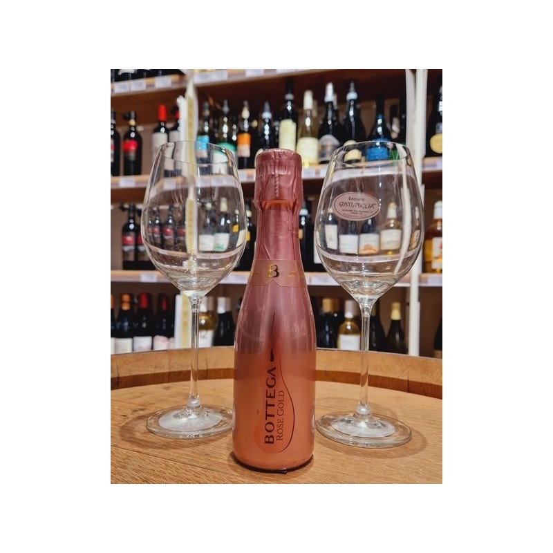 Rose Gold Prosecco Bottega 20cl