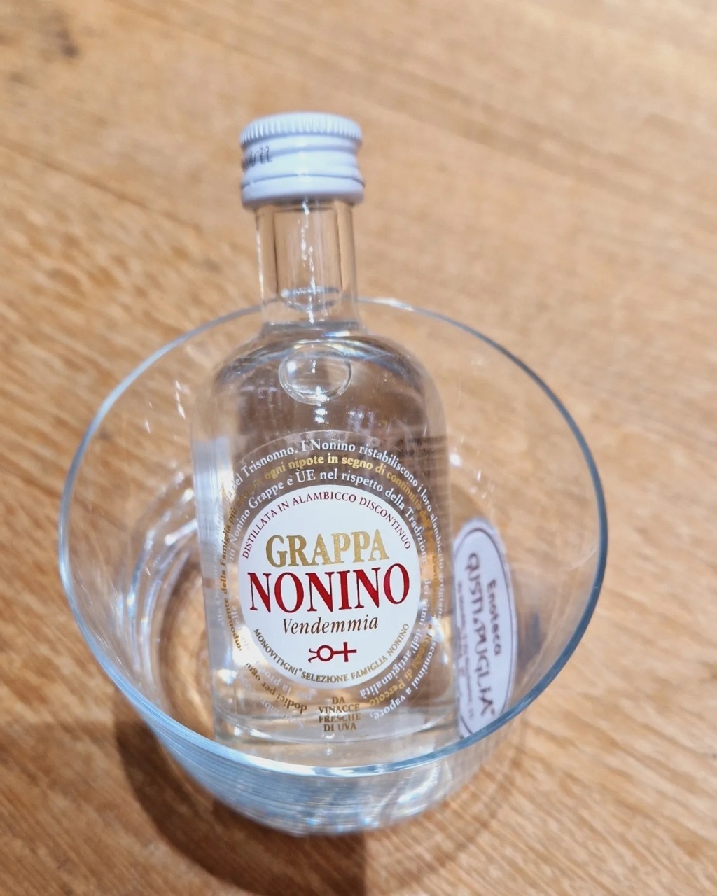 Distillerie Nonino Grappa Grappa Vendemmia Bianca 50ml Nonino
