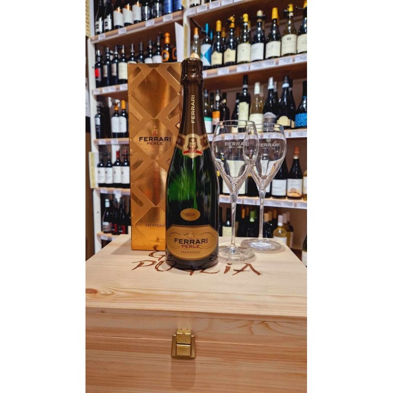 Cantine Ferrari Trento Doc Perlé Brut Trentodoc Ferrari 75cl (Astuc...